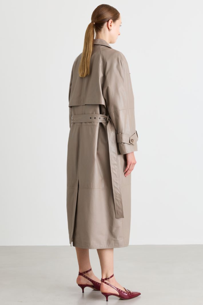 Trench ligeramente acolchado - GRIS - Intrend - 4