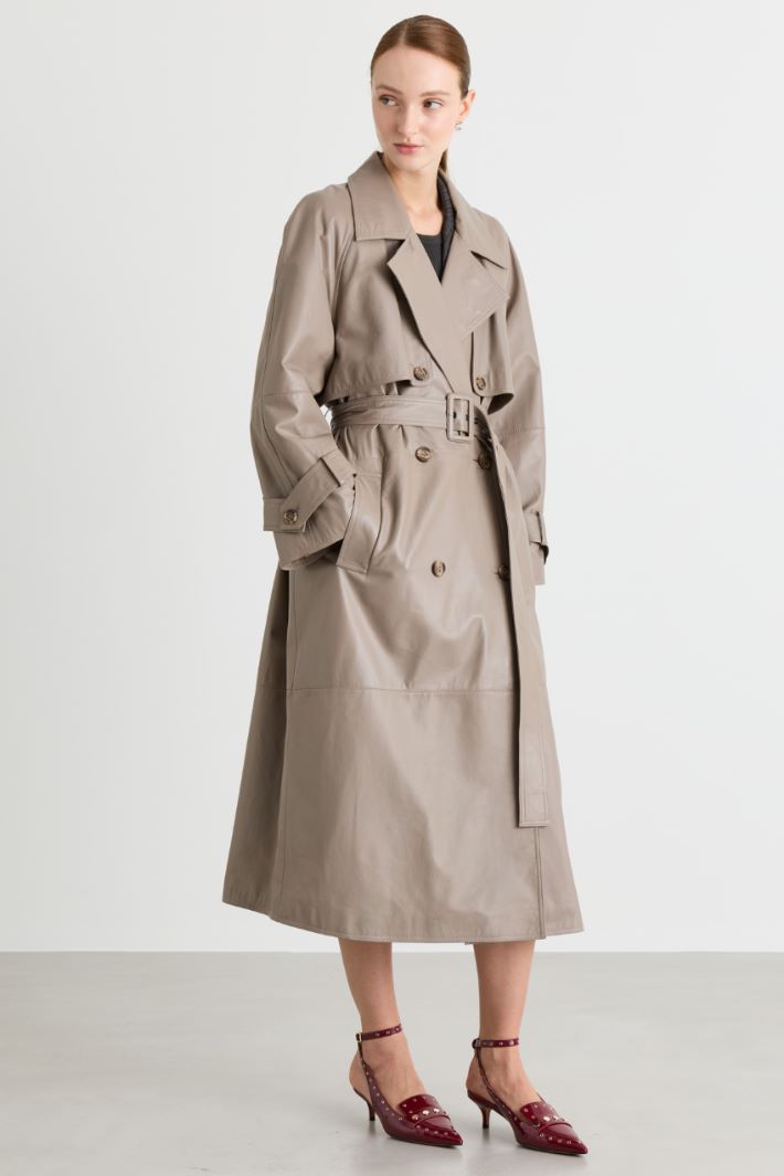 Trench ligeramente acolchado - GRIS - Intrend - 2