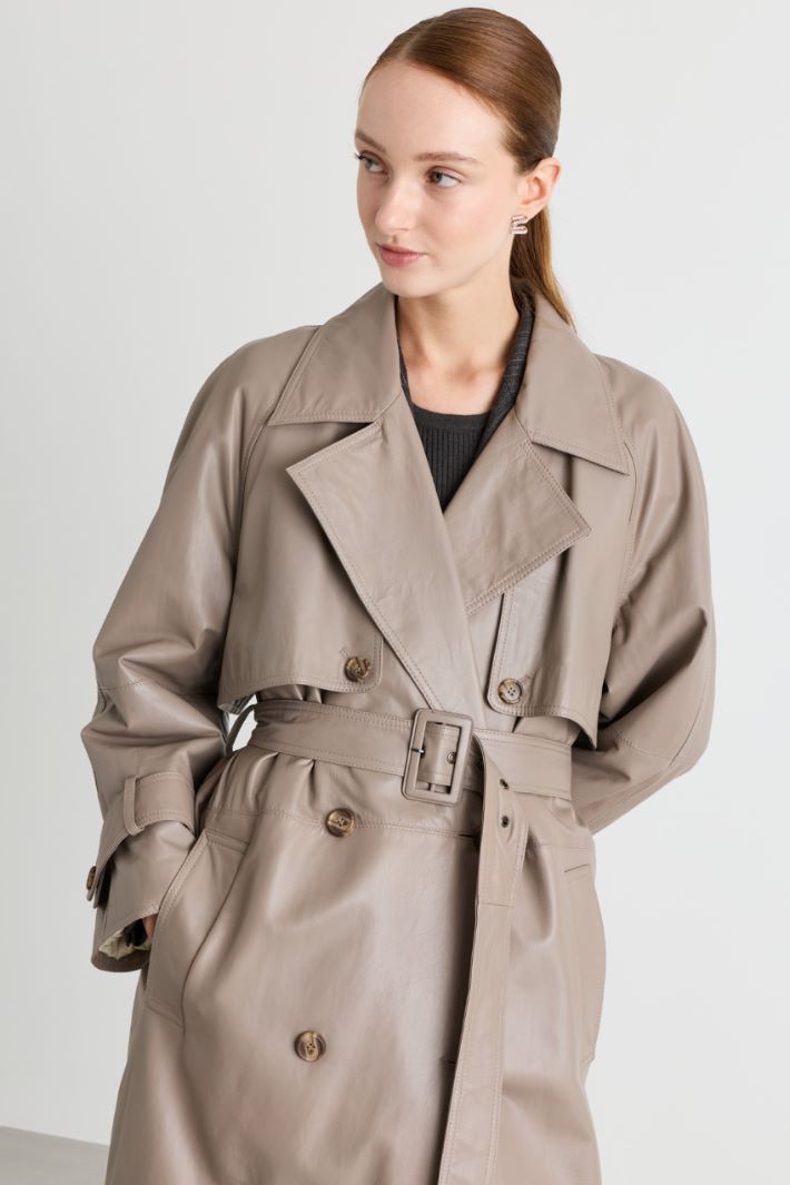 Trench ligeramente acolchado - GRIS - Intrend - 3