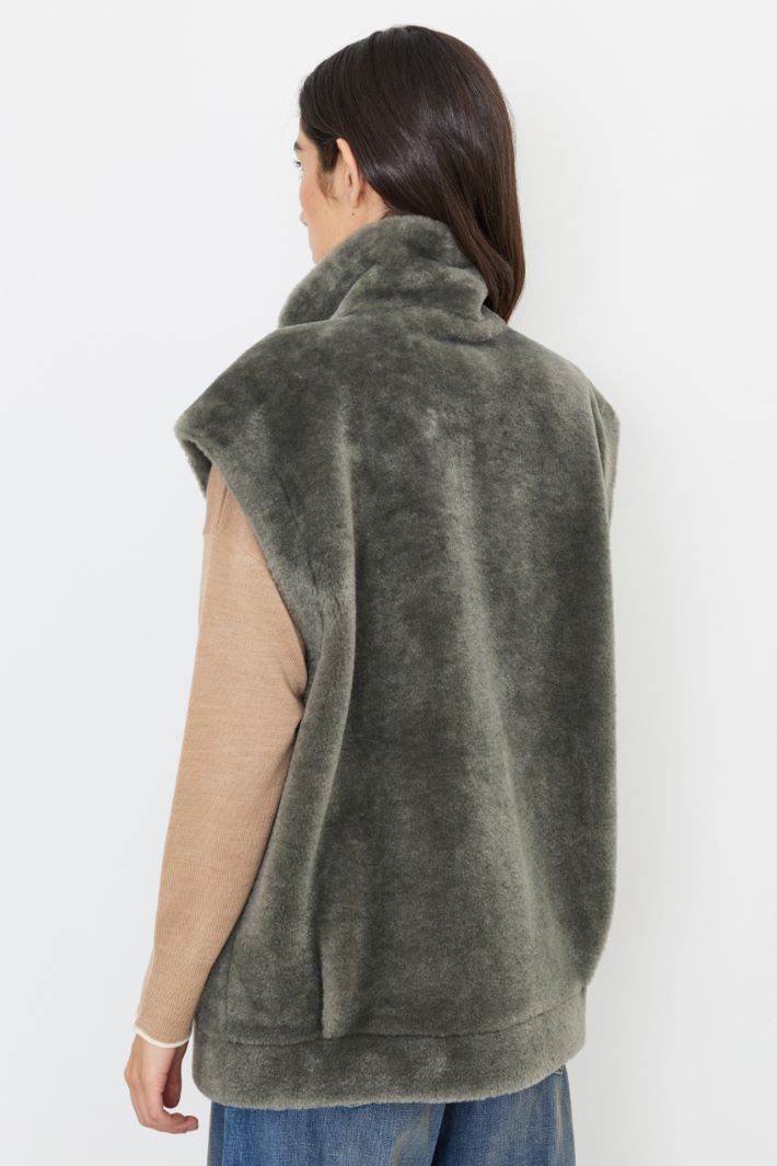 Reversible gilet - GREY - Intrend - 4
