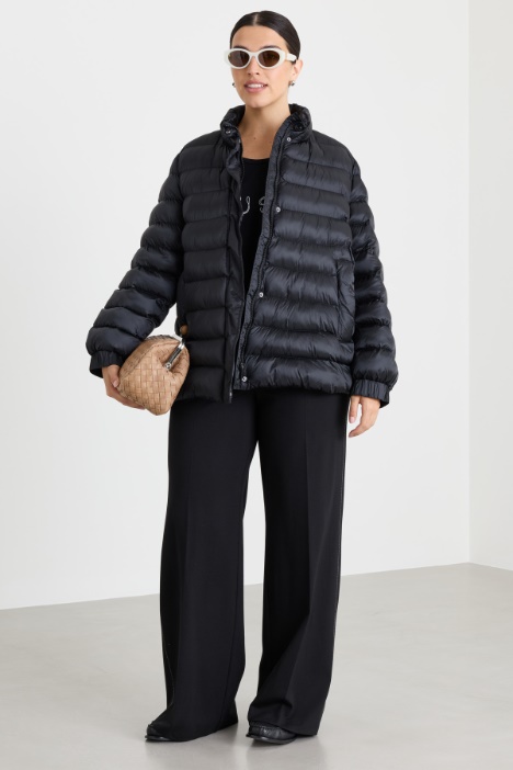 Iridescent canvas padded jacket - Intrend