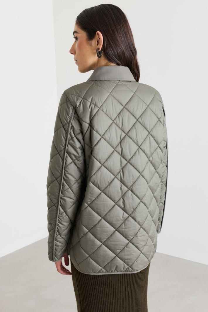 Veste matelassée - VERT - Intrend - 4