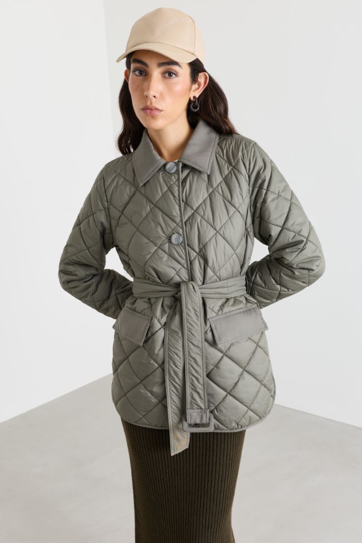 Veste matelassée - VERT - Intrend - 2