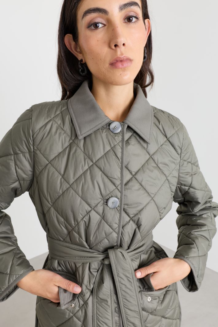 Veste matelassée - VERT - Intrend - 3