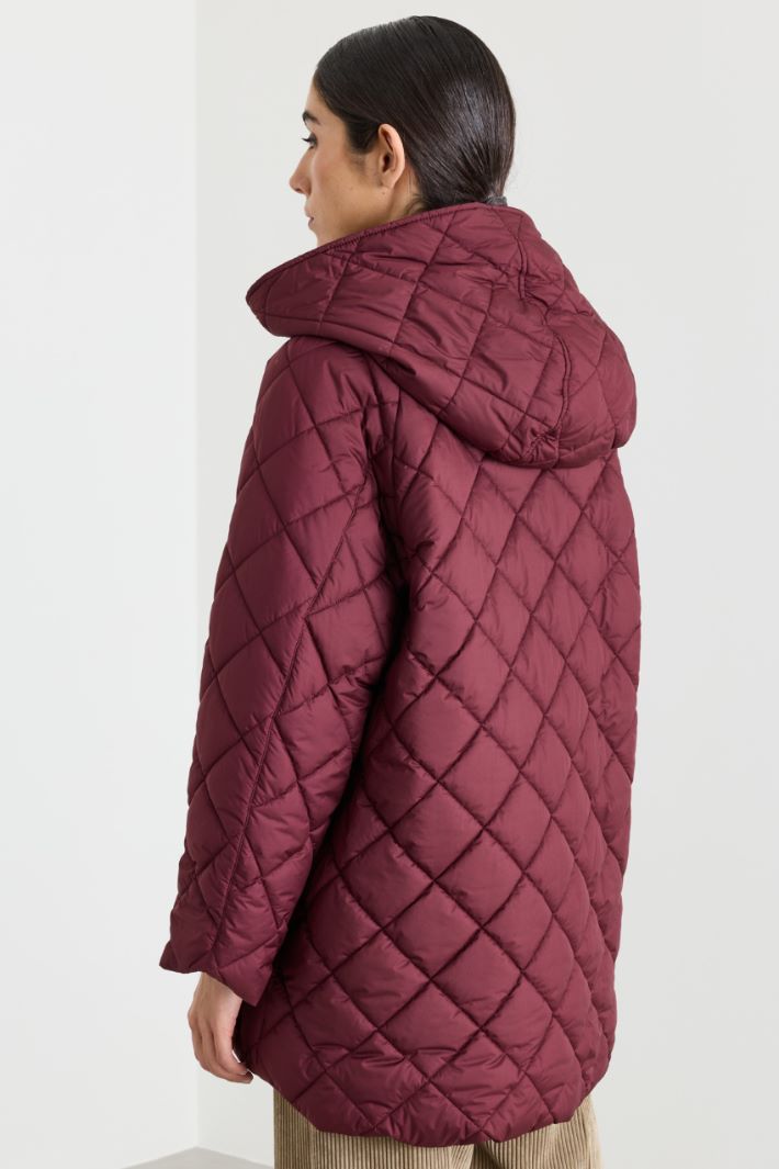 Cappotto imbottito e trapuntato - BORDEAUX - Intrend - 4