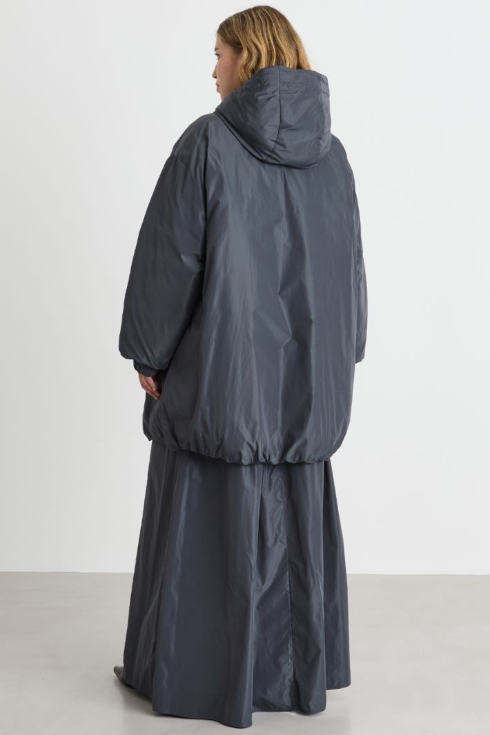 Taffeta Parka - GREY - Intrend - 4