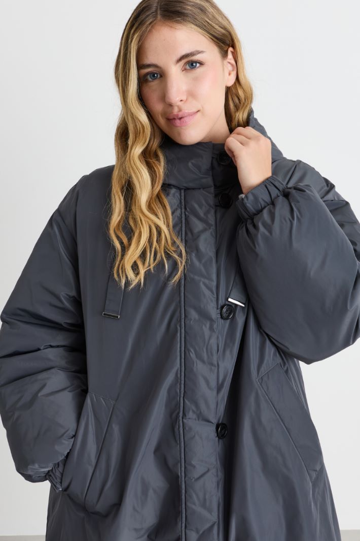 Taffeta Parka - GREY - Intrend - 3