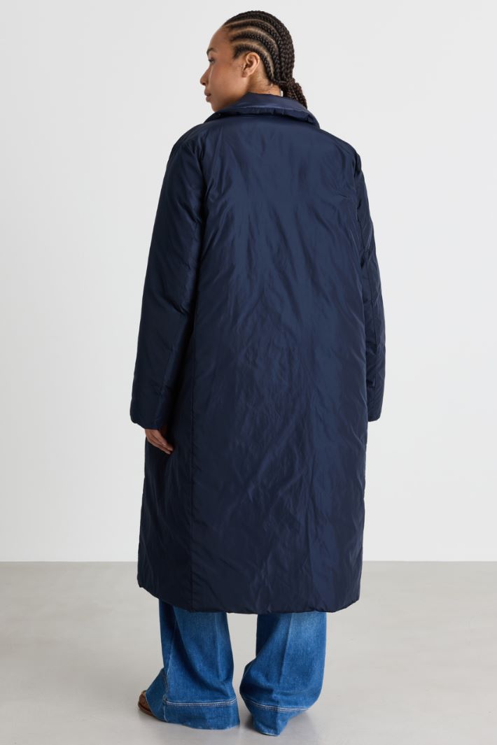 Reversible padded jacket - BLUE - Intrend - 5