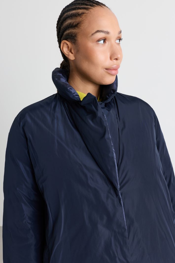 Reversible padded jacket - BLUE - Intrend - 3