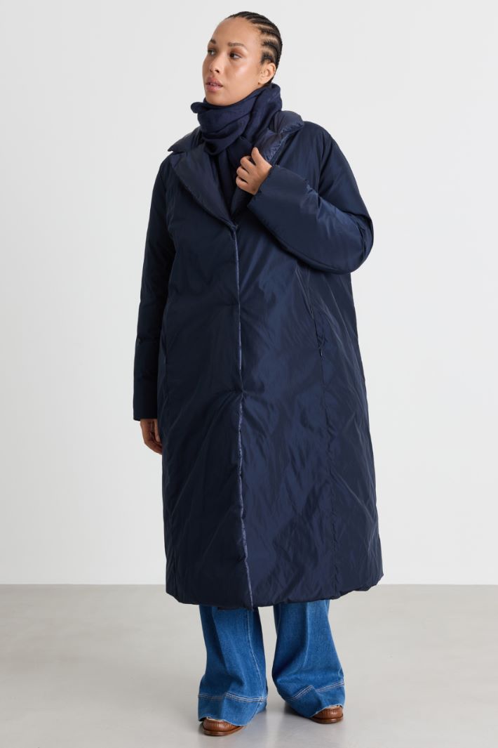 Reversible padded jacket - BLUE - Intrend