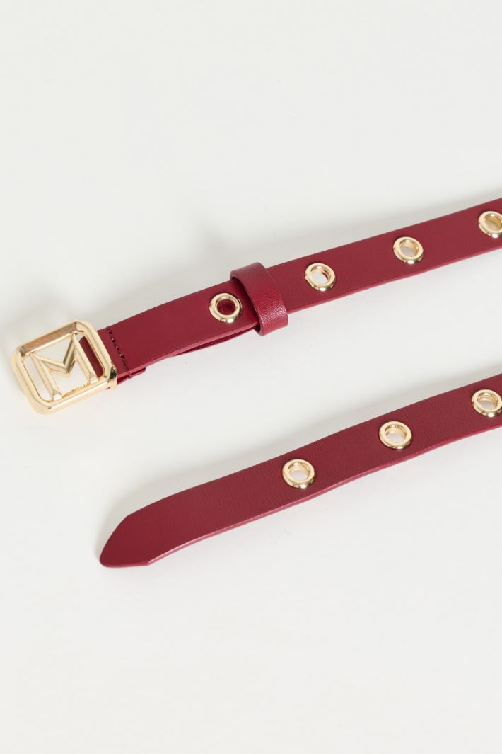 Eyelet belt - RED - Intrend - 2