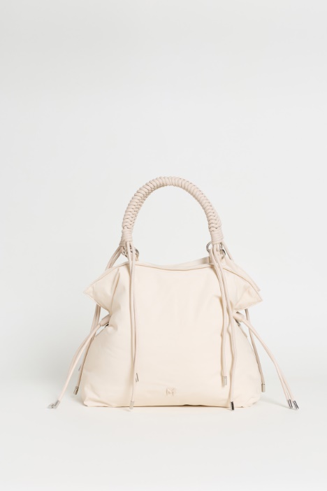 Woven Handle Shopper - Intrend