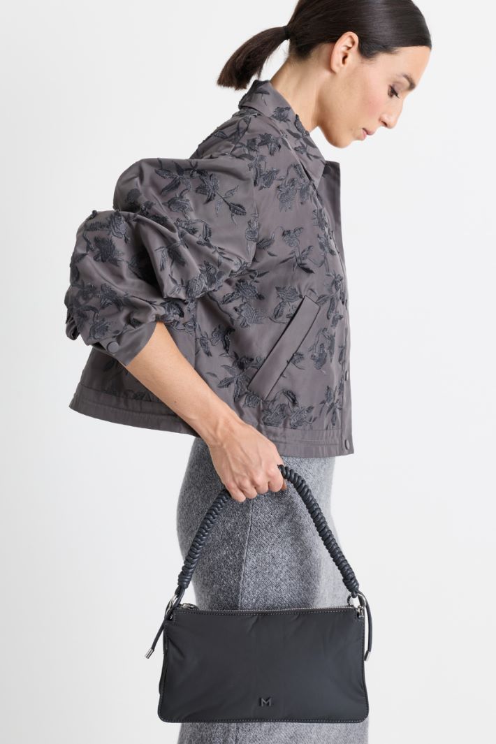 Padded handbag - SILVER - Intrend - 5