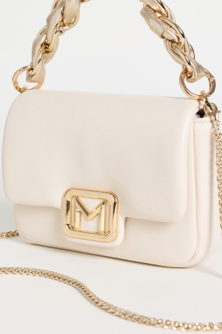Padded handbag - WHITE - Intrend - 4