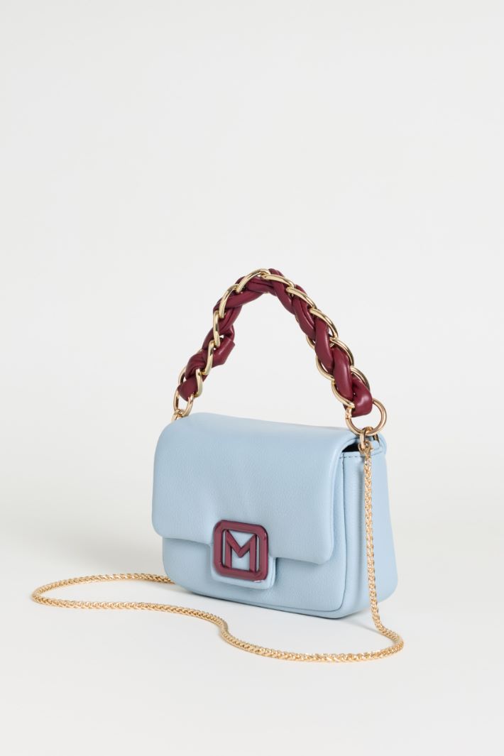 Padded handbag - LIGHT BLUE - Intrend - 2