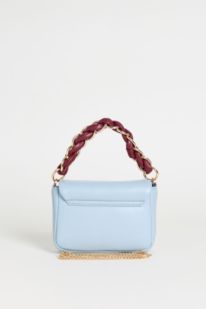 Padded handbag - LIGHT BLUE - Intrend - 3