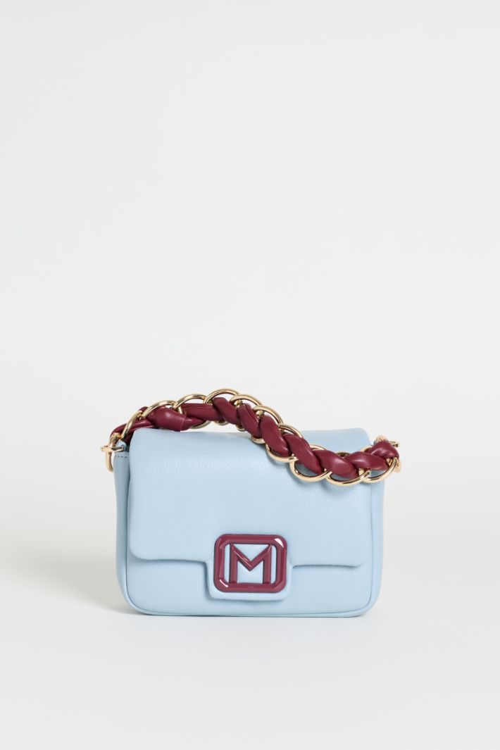 Padded handbag - LIGHT BLUE - Intrend