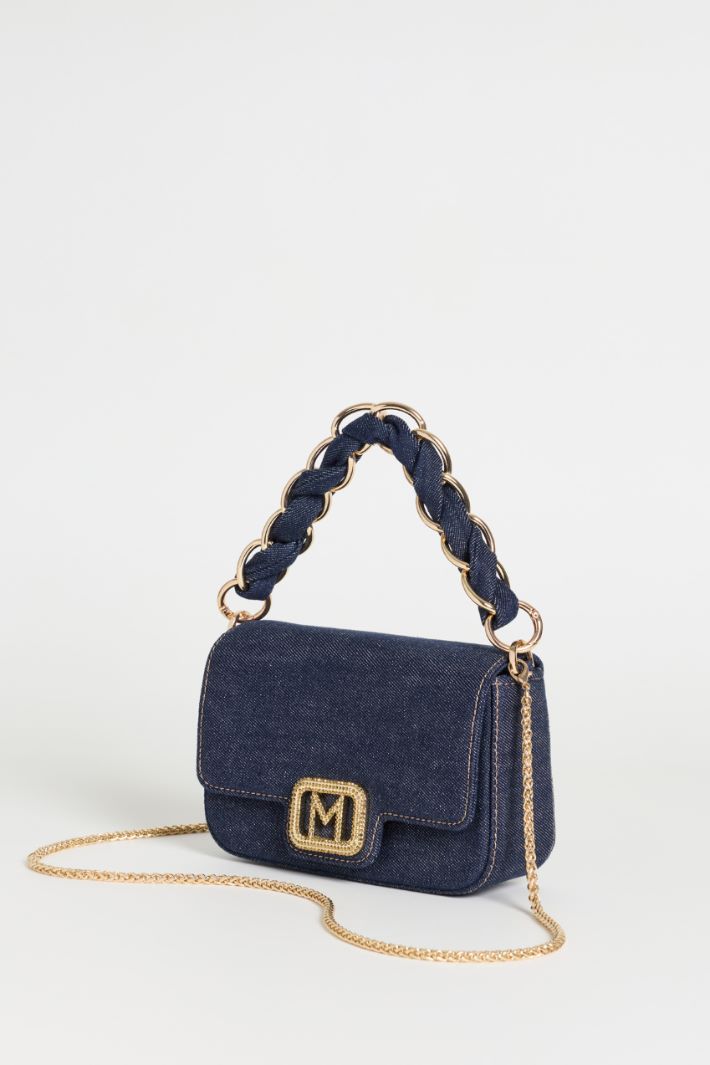 Denim Handbag - BLUE - Intrend - 2