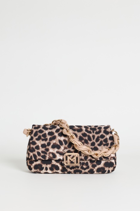 Animal Print Fabric Bag - Intrend