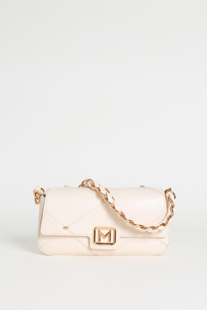 Diamond-quilted bag - WHITE - Intrend