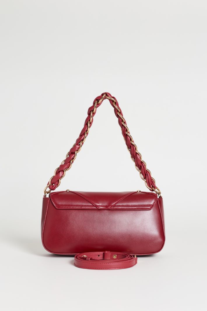 Diamond-quilted bag - BORDEAUX - Intrend - 3