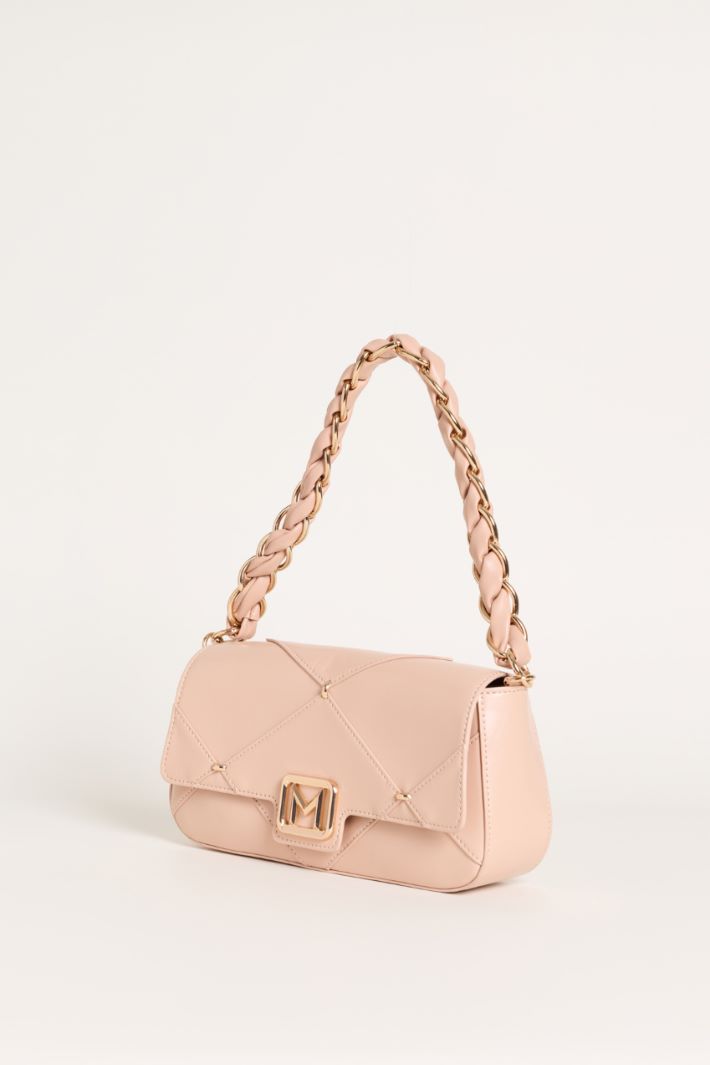 Diamond-quilted bag - PINK - Intrend - 2
