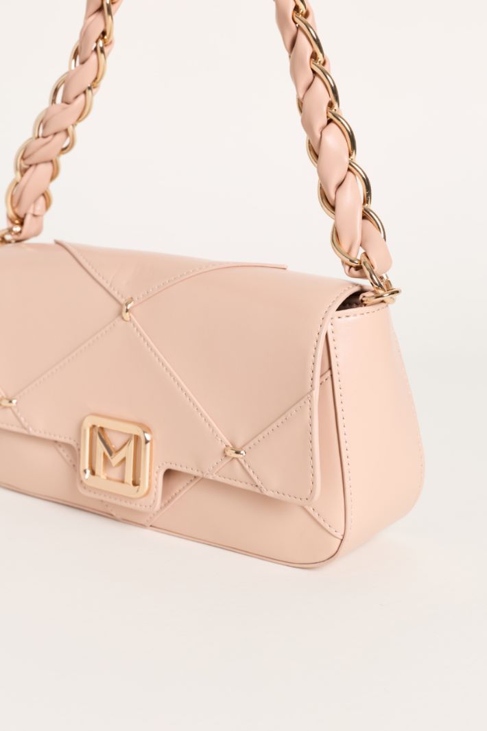Diamond-quilted bag - PINK - Intrend - 4