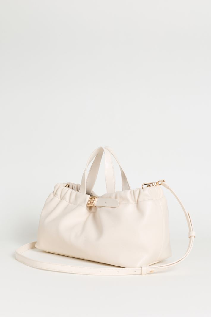 Handbag with Shoulder Strap - WHITE - Intrend - 2