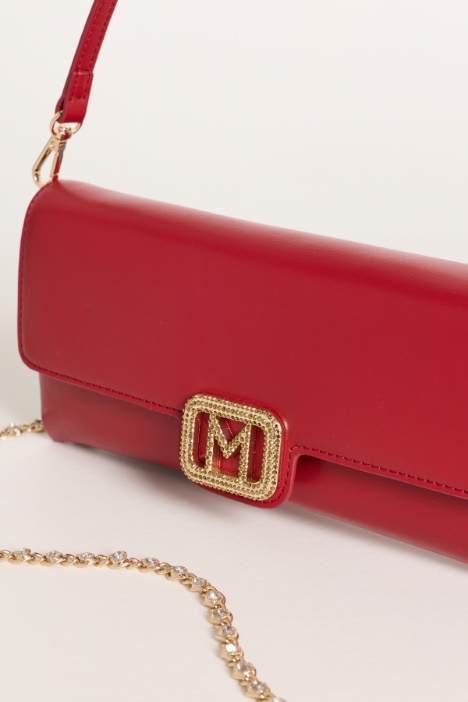 Borsa a busta in pelle