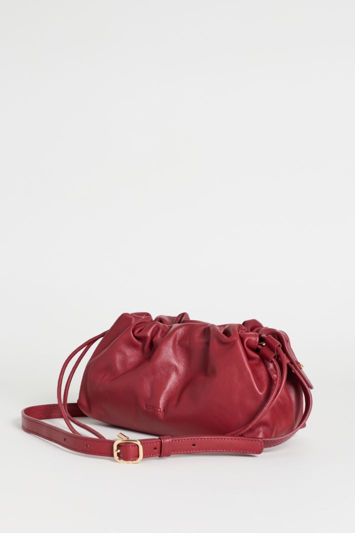 Soft Leather Bag - RED - Intrend - 2