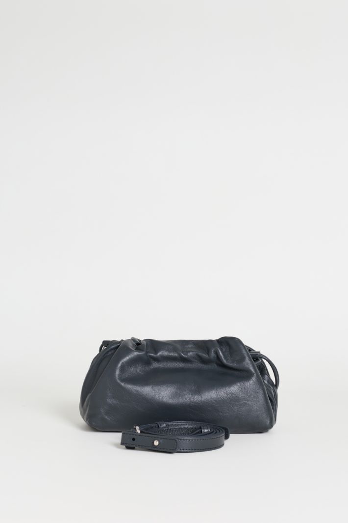 Soft Leather Bag - GREY - Intrend - 3