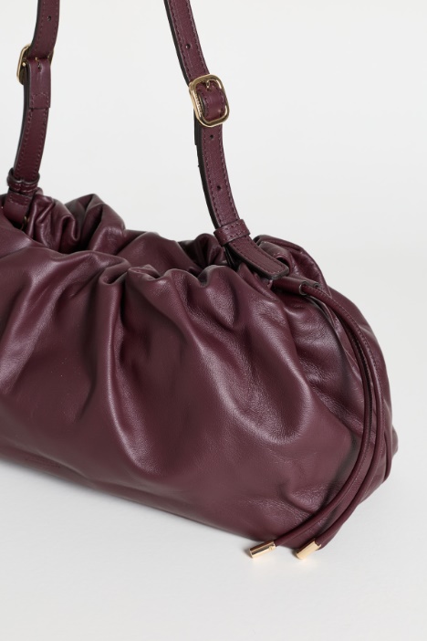 Bolso de mano en piel