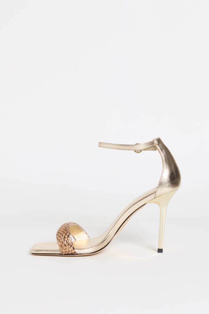 Mordoré-Effect Sandals - GOLD - Intrend - 3