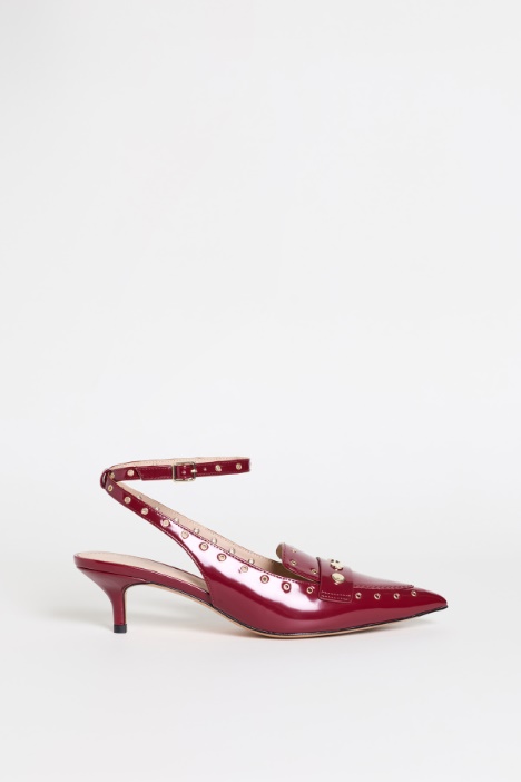 Studded Slingbacks - Intrend