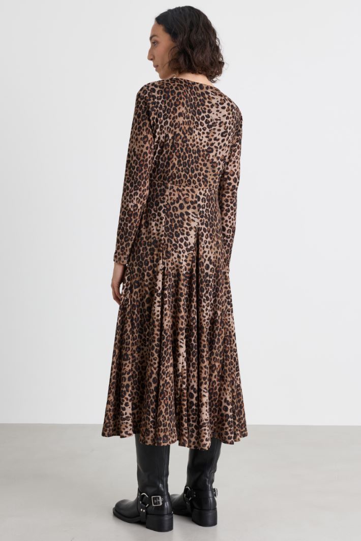 Tulle jersey dress - ANIMAL - Intrend - 4