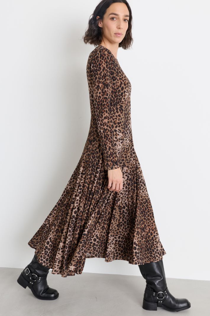 Tulle jersey dress - ANIMAL - Intrend - 2
