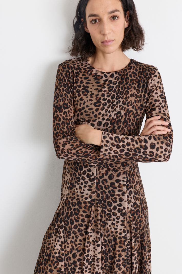 Tulle jersey dress - ANIMAL - Intrend - 3