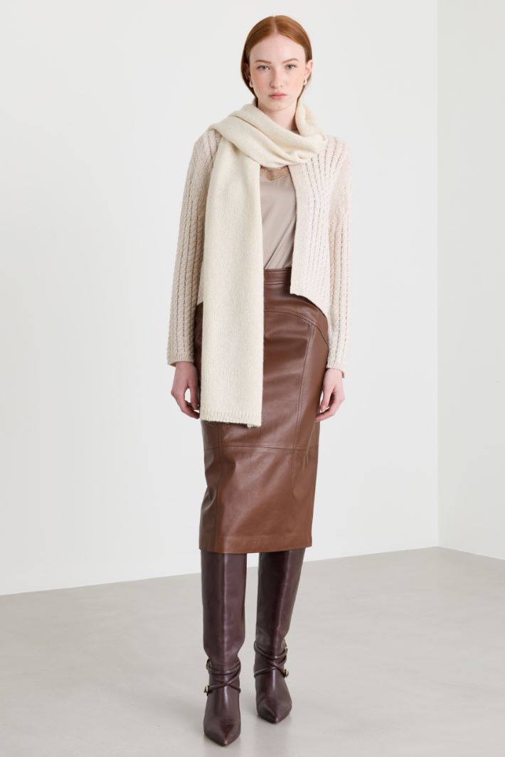Écharpe à sequins - BEIGE - Intrend - 2