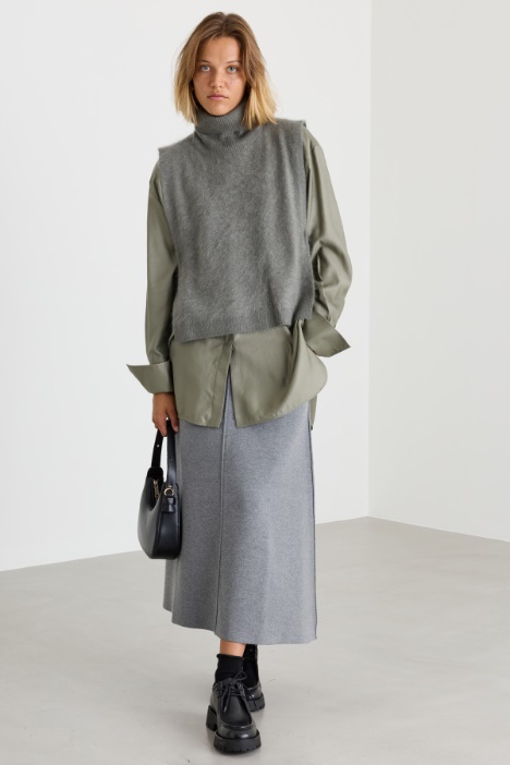 Cashmere-blend tabard - Intrend