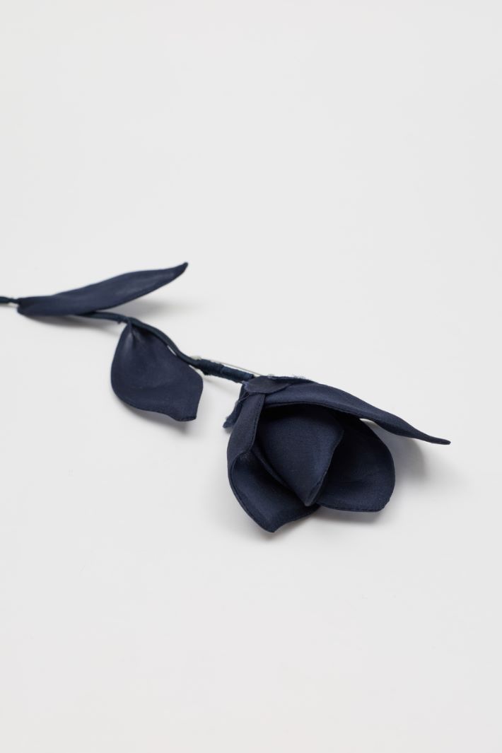 Spilla a fiore - NERO - Intrend - 2