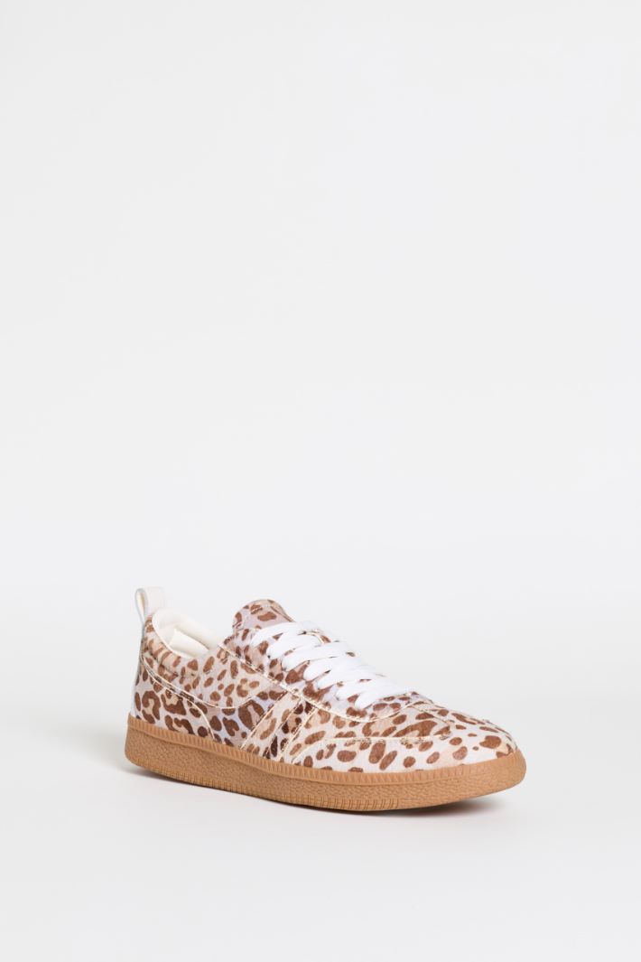 Animal Print Trainers - BROWN - Intrend - 2