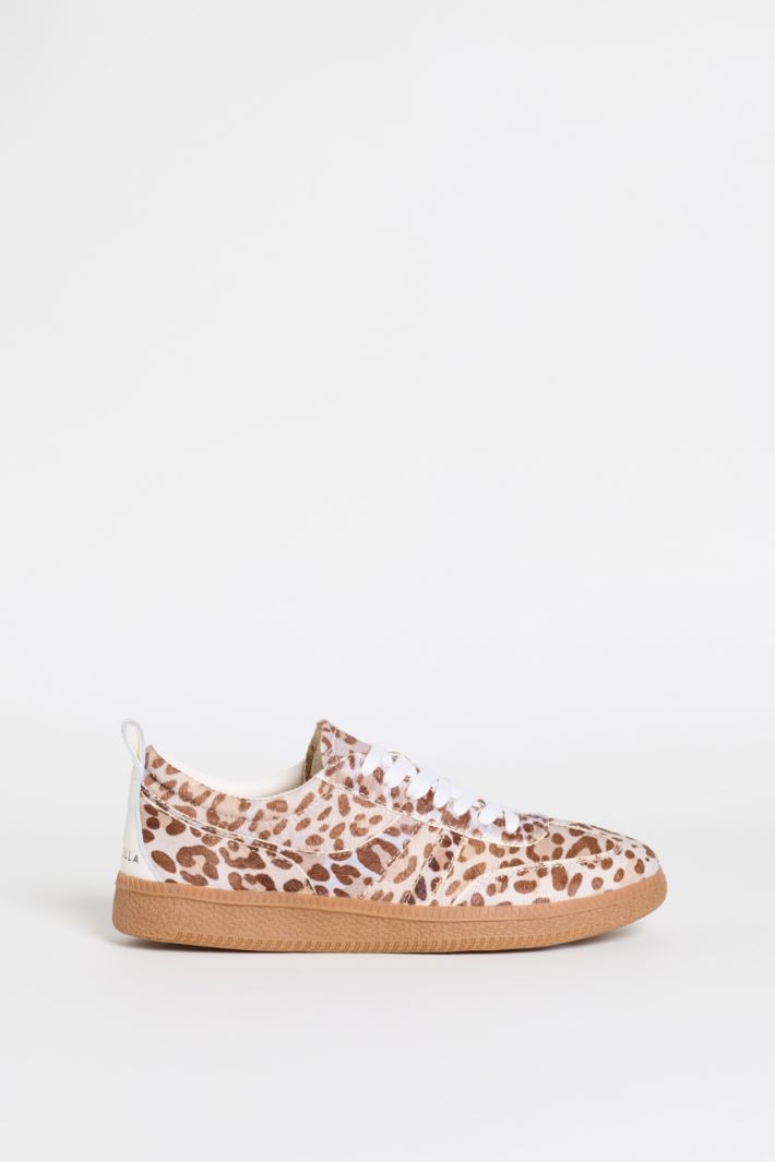 Animal Print Trainers - BROWN - Intrend