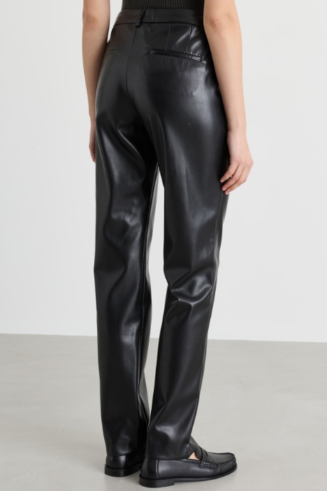 Pantalone in jersey spalmato