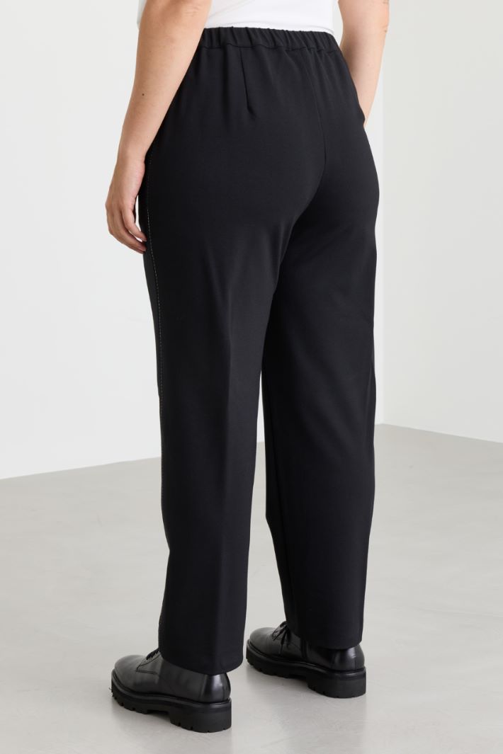 Jersey-Hose - SCHWARZ - Intrend - 4