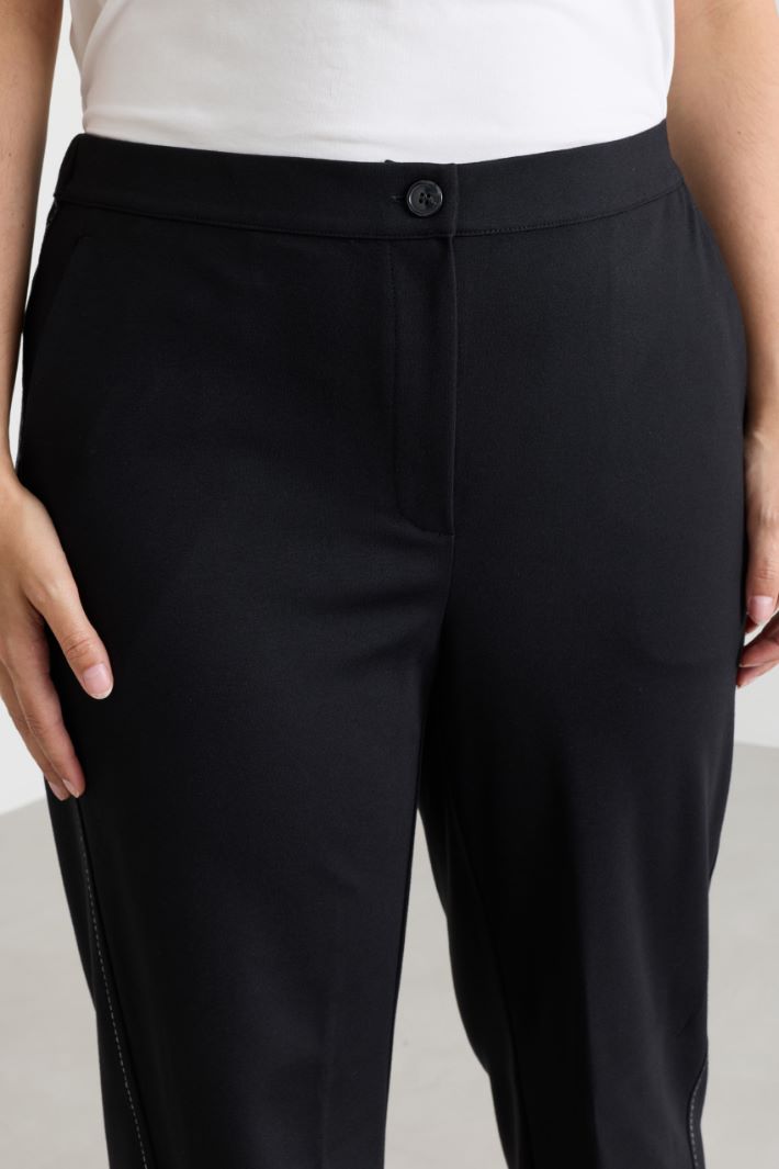 Jersey-Hose - SCHWARZ - Intrend - 3