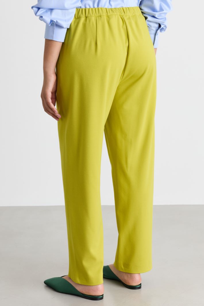 Jersey Trousers - GREEN - Intrend - 4