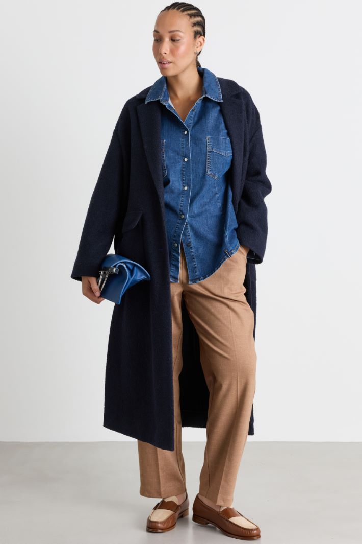 Jersey trousers - CAMEL - Intrend