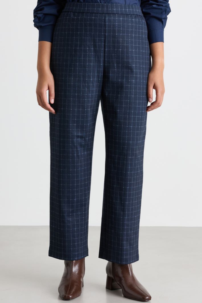 Jersey trousers - BLUE - Intrend - 2