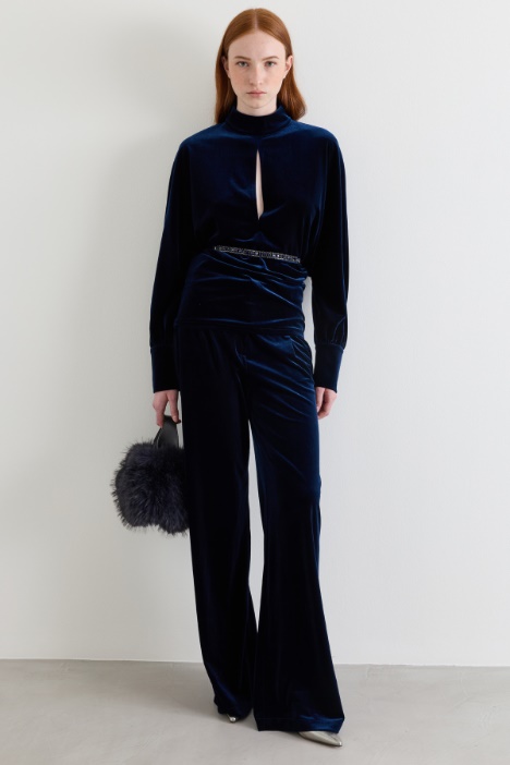 Velvet trousers - Intrend