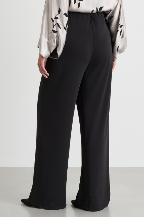 Pantaloni in jersey crepe